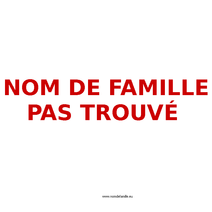 Nom de famille pas trouvé